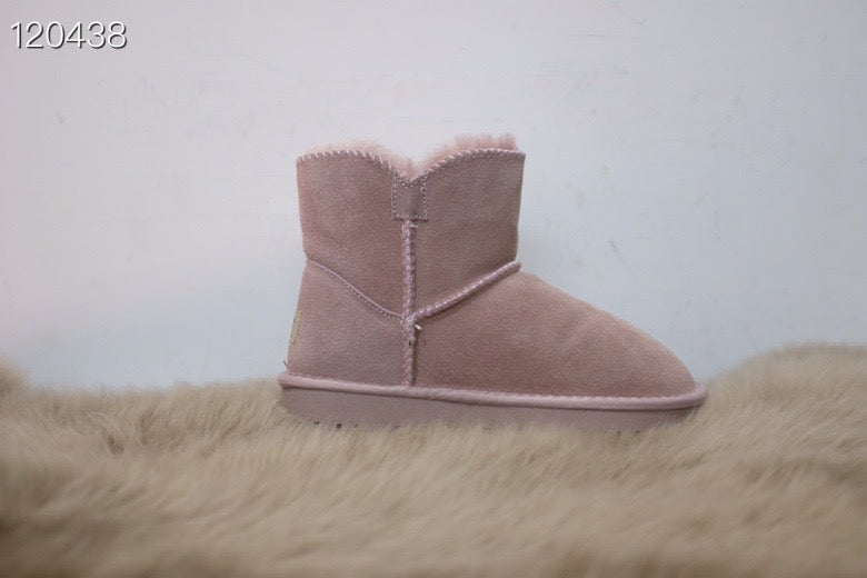 UGG mahogany buckle children's snow boots"  pink"