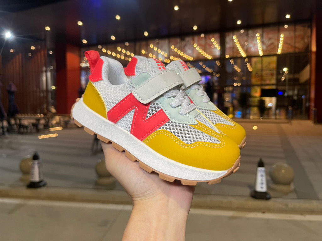 NB single buckle breathable" yellow, white"