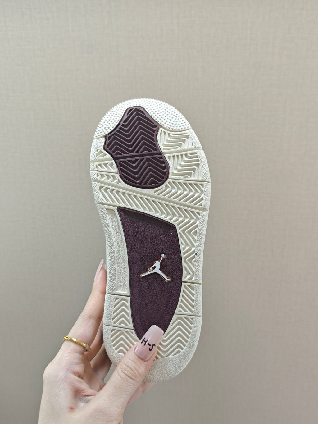 Jordan 4 Retro Sneakers " a deep burgundy"