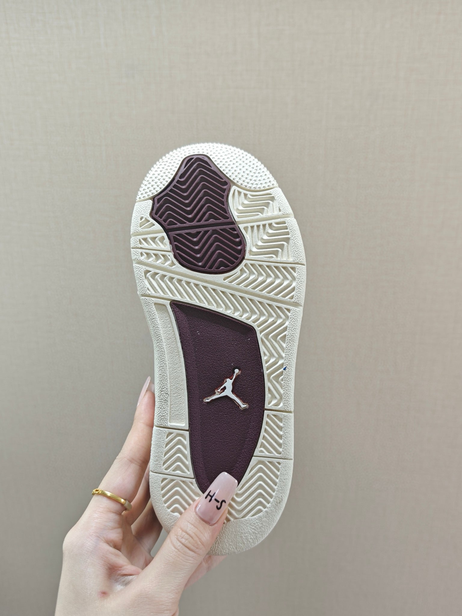 Jordan 4 Retro Sneakers " a deep burgundy"