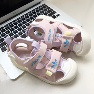 Adidas Velcro Stream Tracing Soft-soled Children's Beach Sandals" light pink"