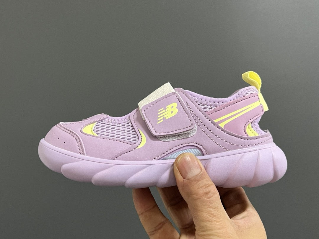 NB new 920 Mary Jane mesh stitching Velcro children's sandals" Purple"