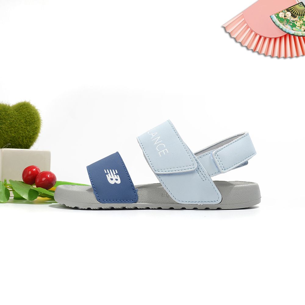 NB double bar sandals " blue"