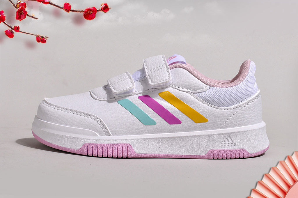 Adidas Velcro Sneakers" white, pink"