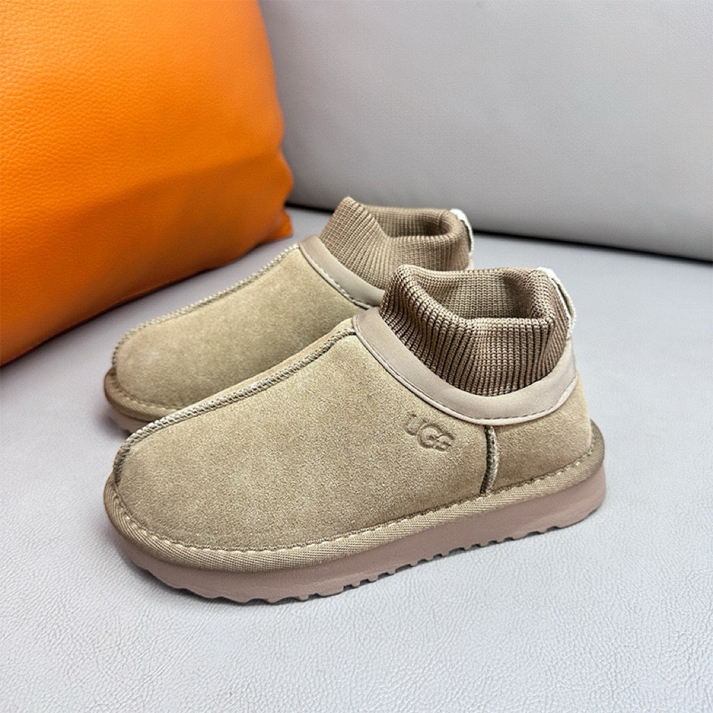 U-GG Classic short boots for kids" beige"