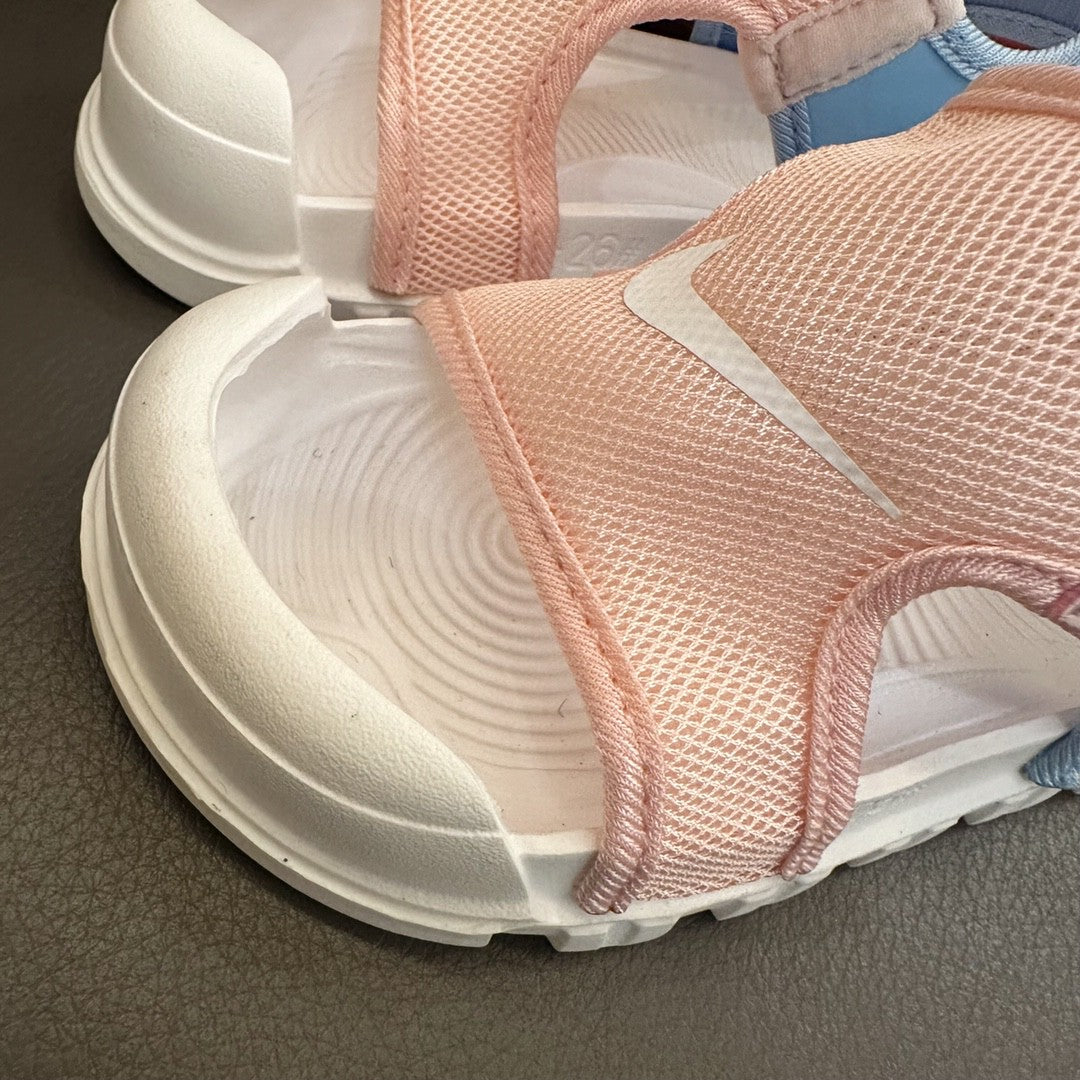 NK cute little closed toe mesh sandals" light pink"