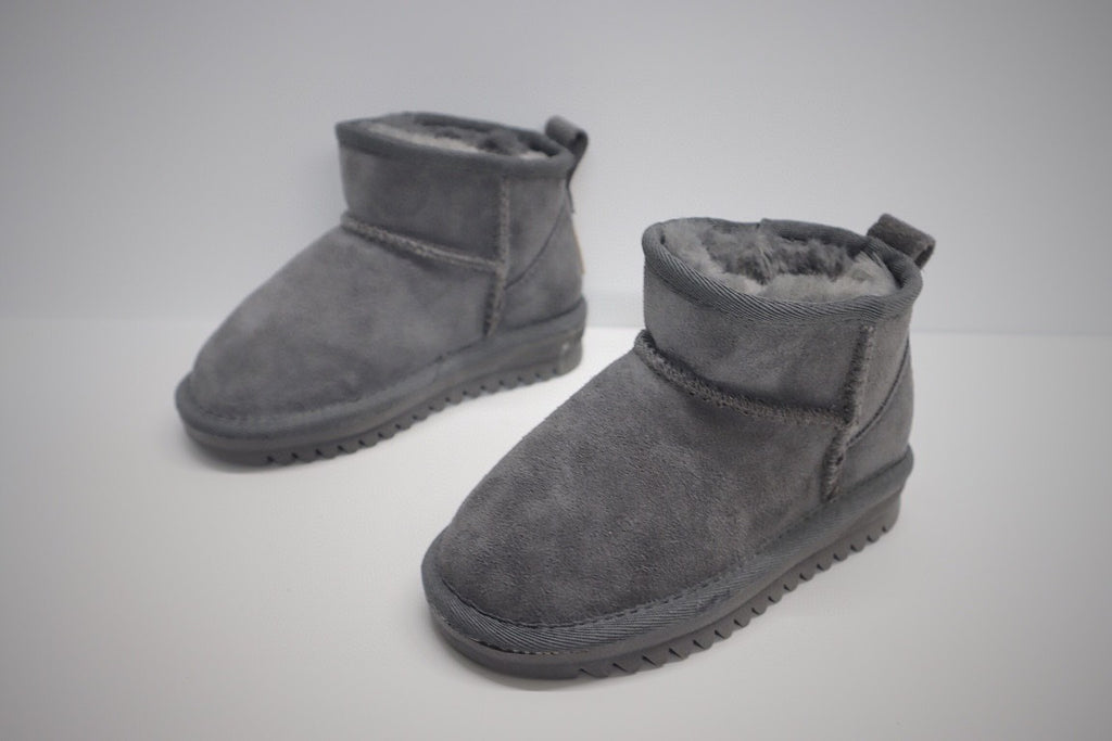 low-top UGG ankle boots" gray"
