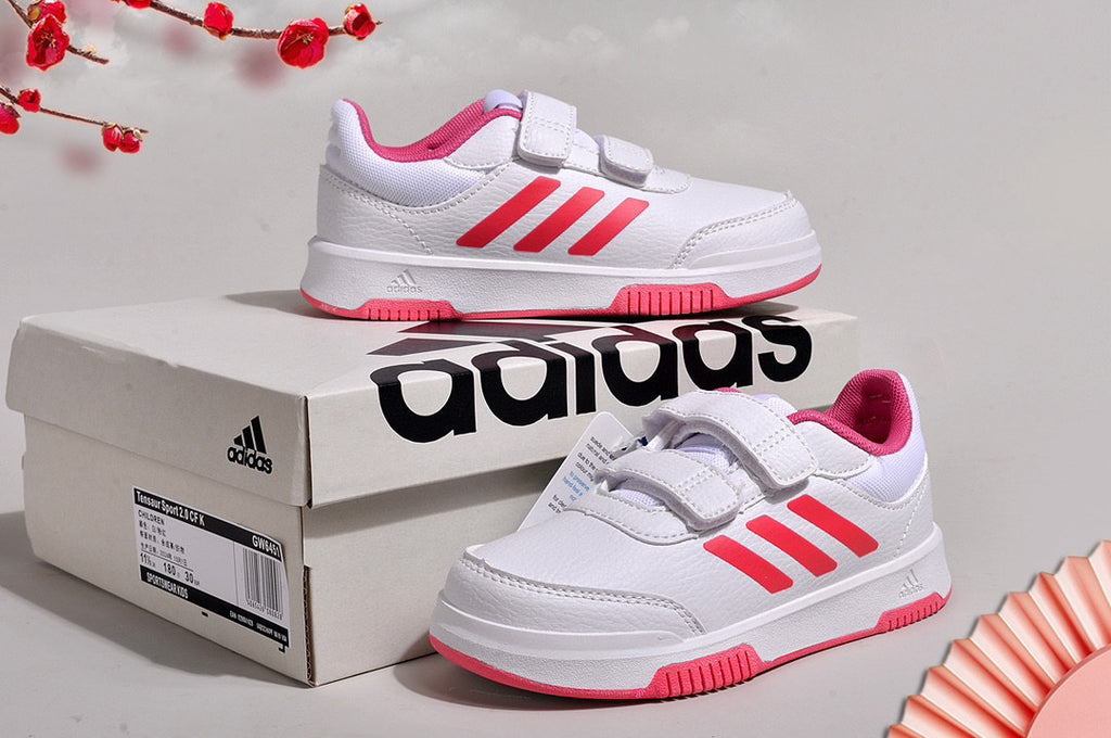 Adidas Velcro Sneakers" white, pink"