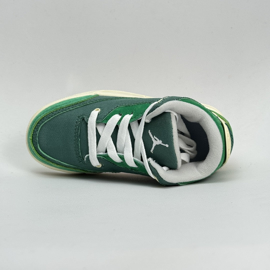 Jordan 3 children's shoes" green"