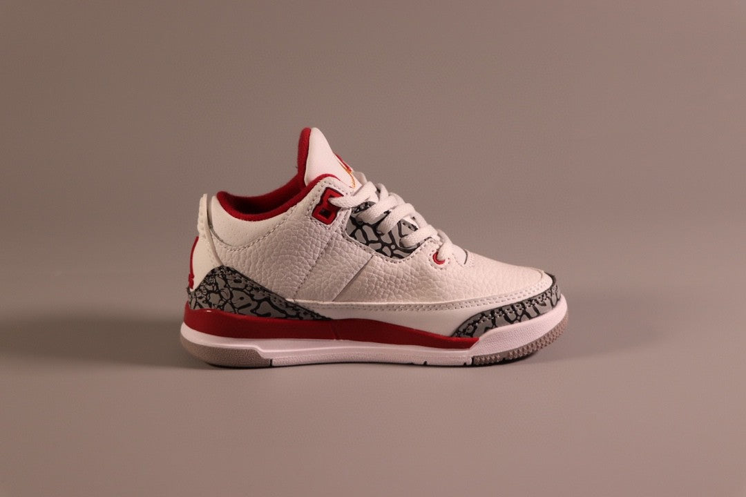 Jordan AJ3 children's shoes" white, red"