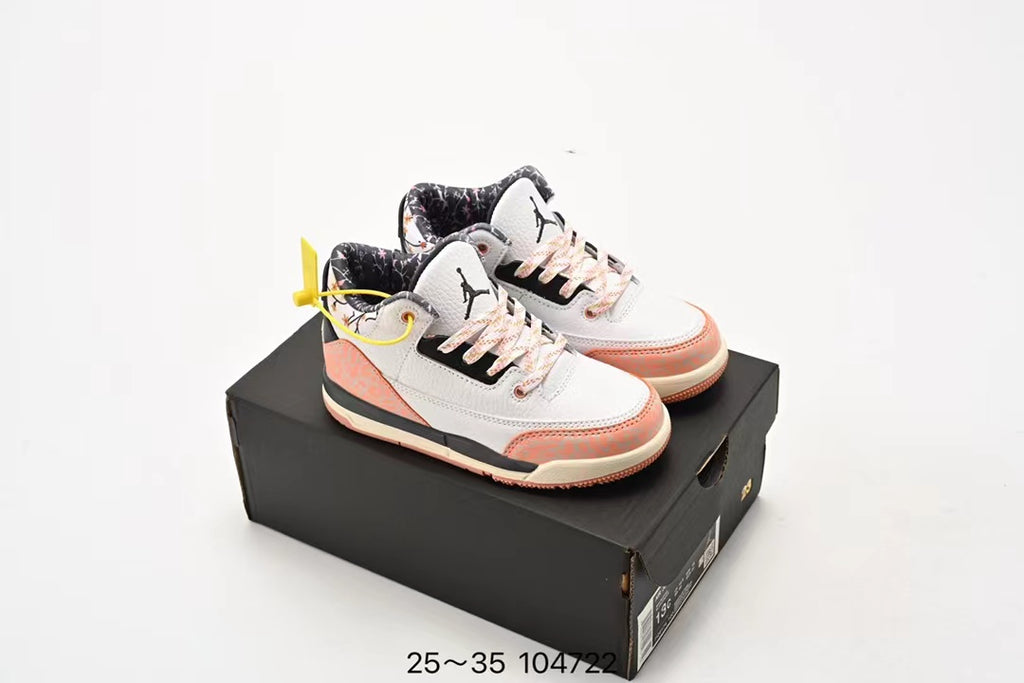 Joe 3" white, light orange"