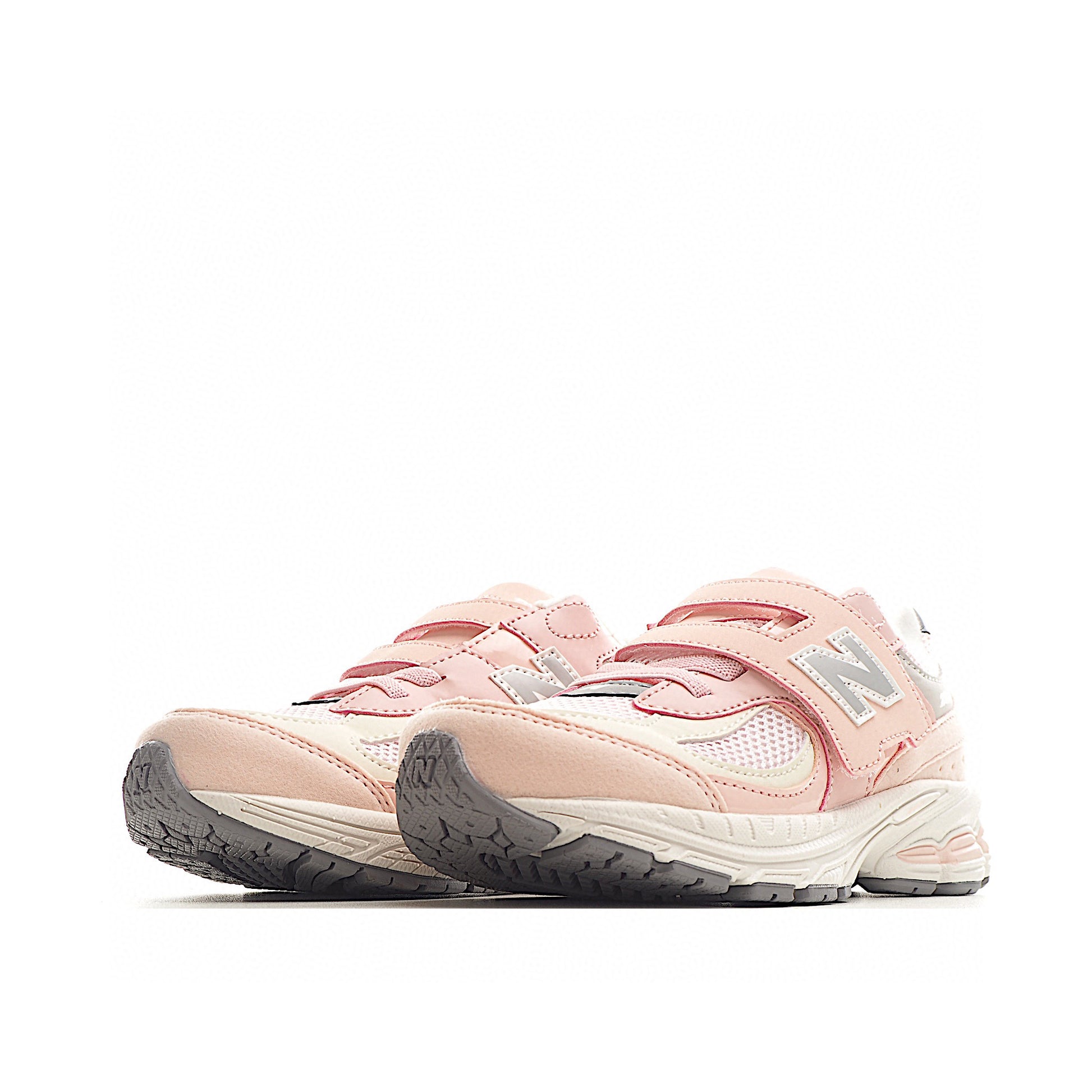 NB327 Rotating Buckle Waffle Gump Children's Shoes" pink"