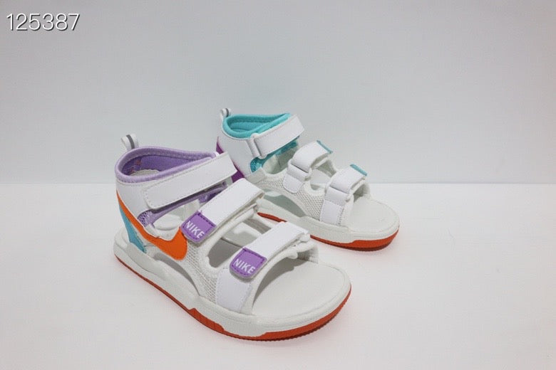 NK high top Velcro children's sandals"white"