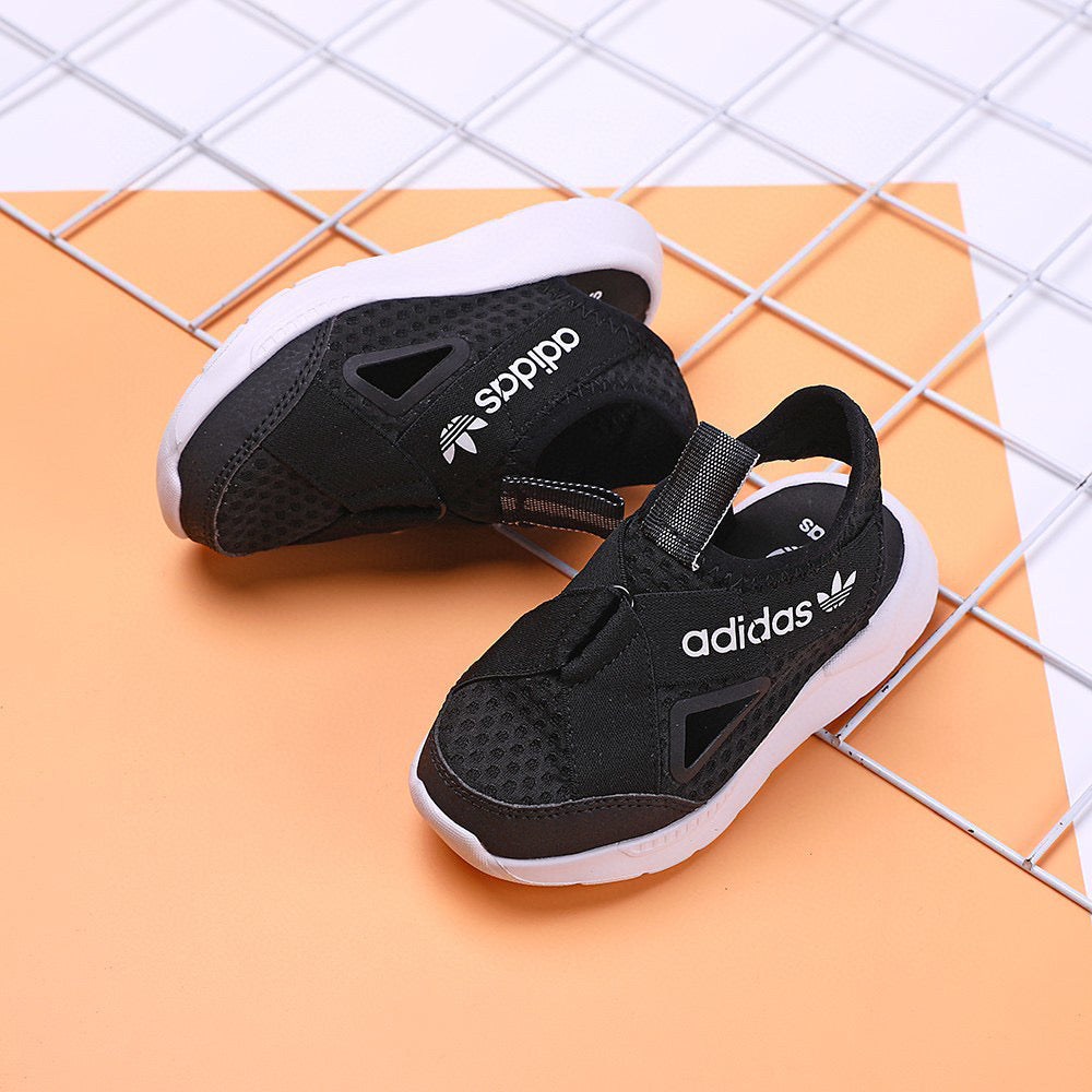 Adidas clover cross hollow sandals" black"