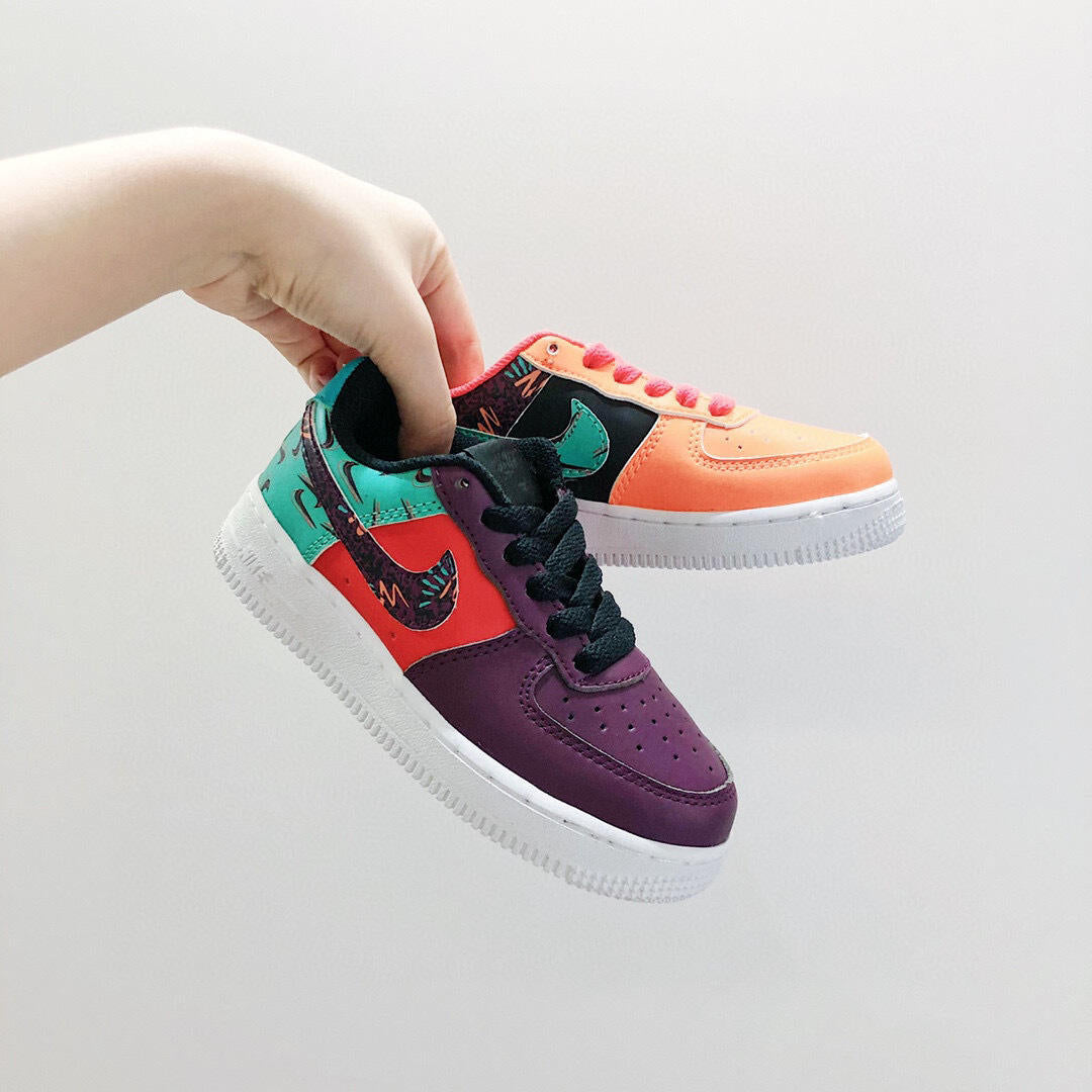 Air Force low-top lace-up sneakers" multiple color"