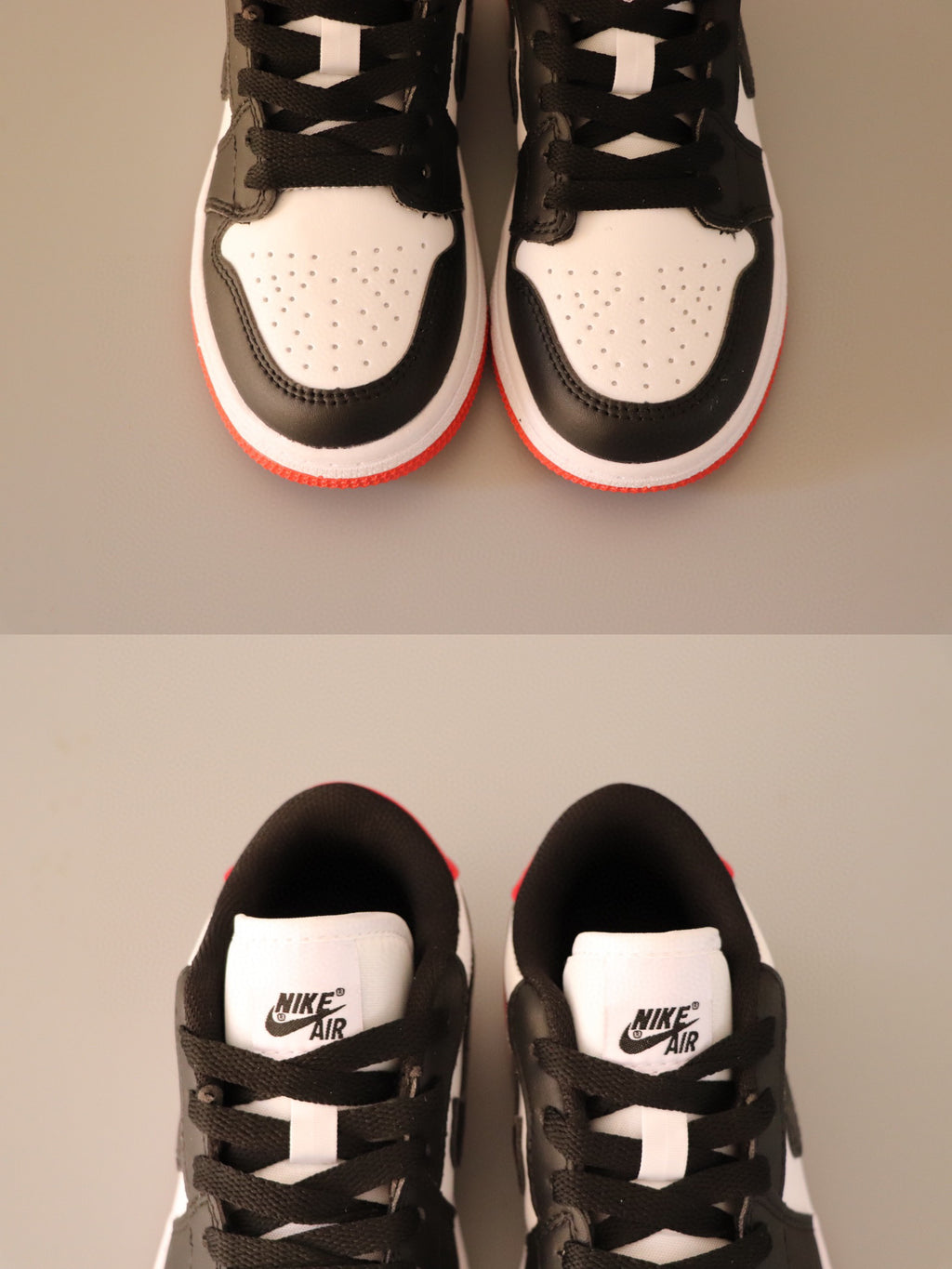 Joe 1 original low-top sneakers" dark, white, red"