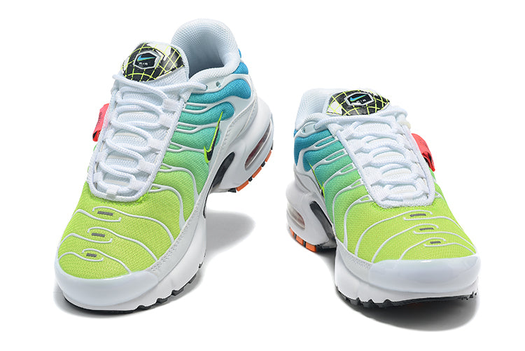 TN air cushion nike AIR MAX PLUS" white, blue, green"