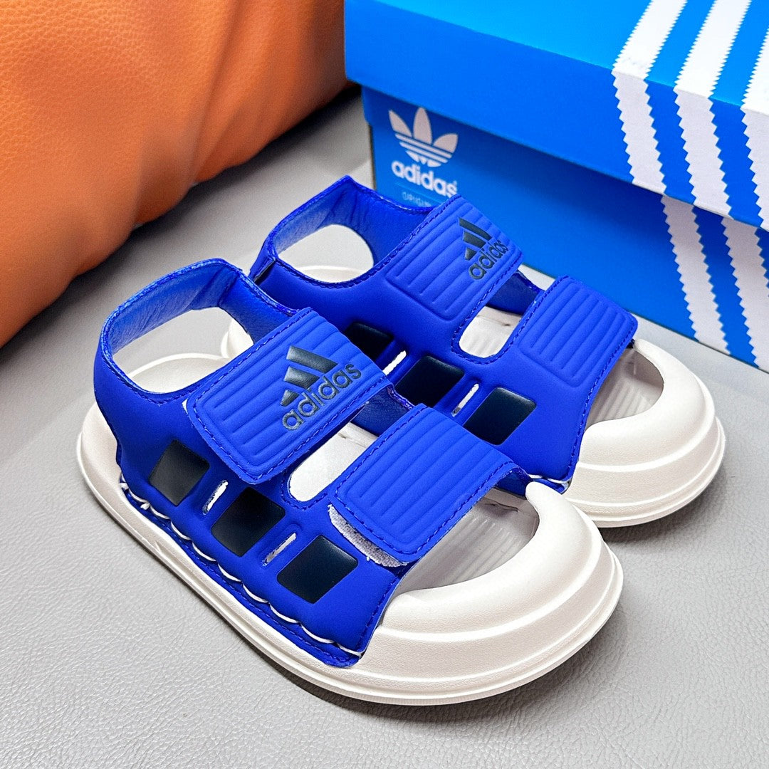 Adidas ALTASWIM2.01 upgraded version double Velcro" blue"