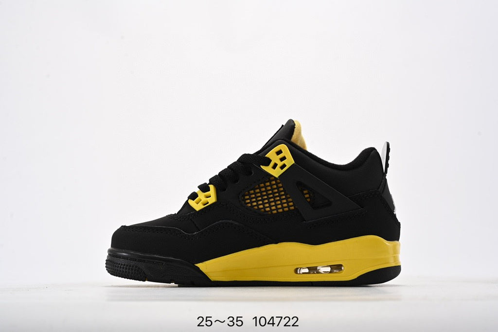 Joe 4 air cushion high quality children's shoes " black, yellow"
