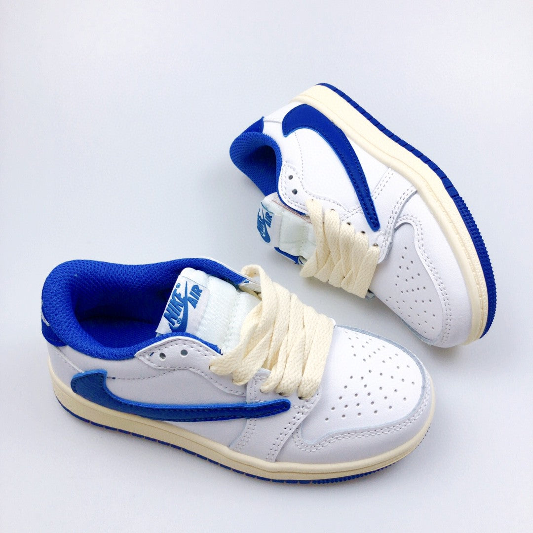 Jordan low-top reverse hook black warrior" white, blue"