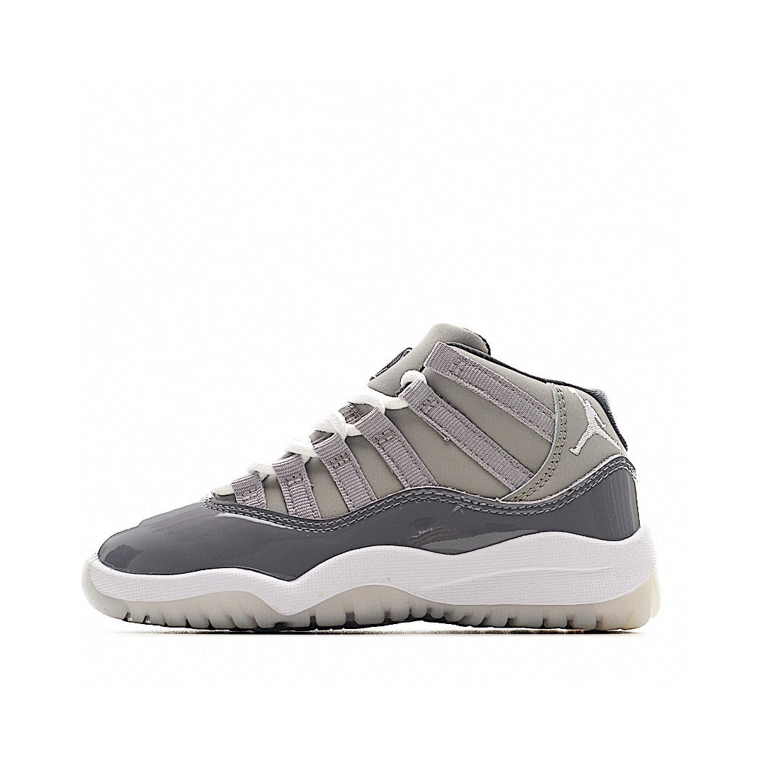 The classic AJ11 is back, mid-top" gray"