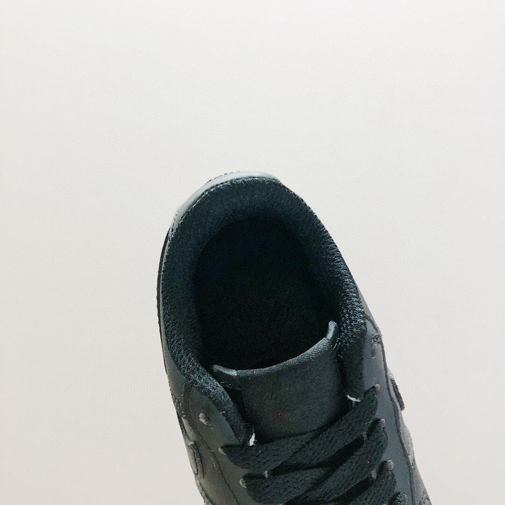 Air Force low-top lace-up sneakers" black"