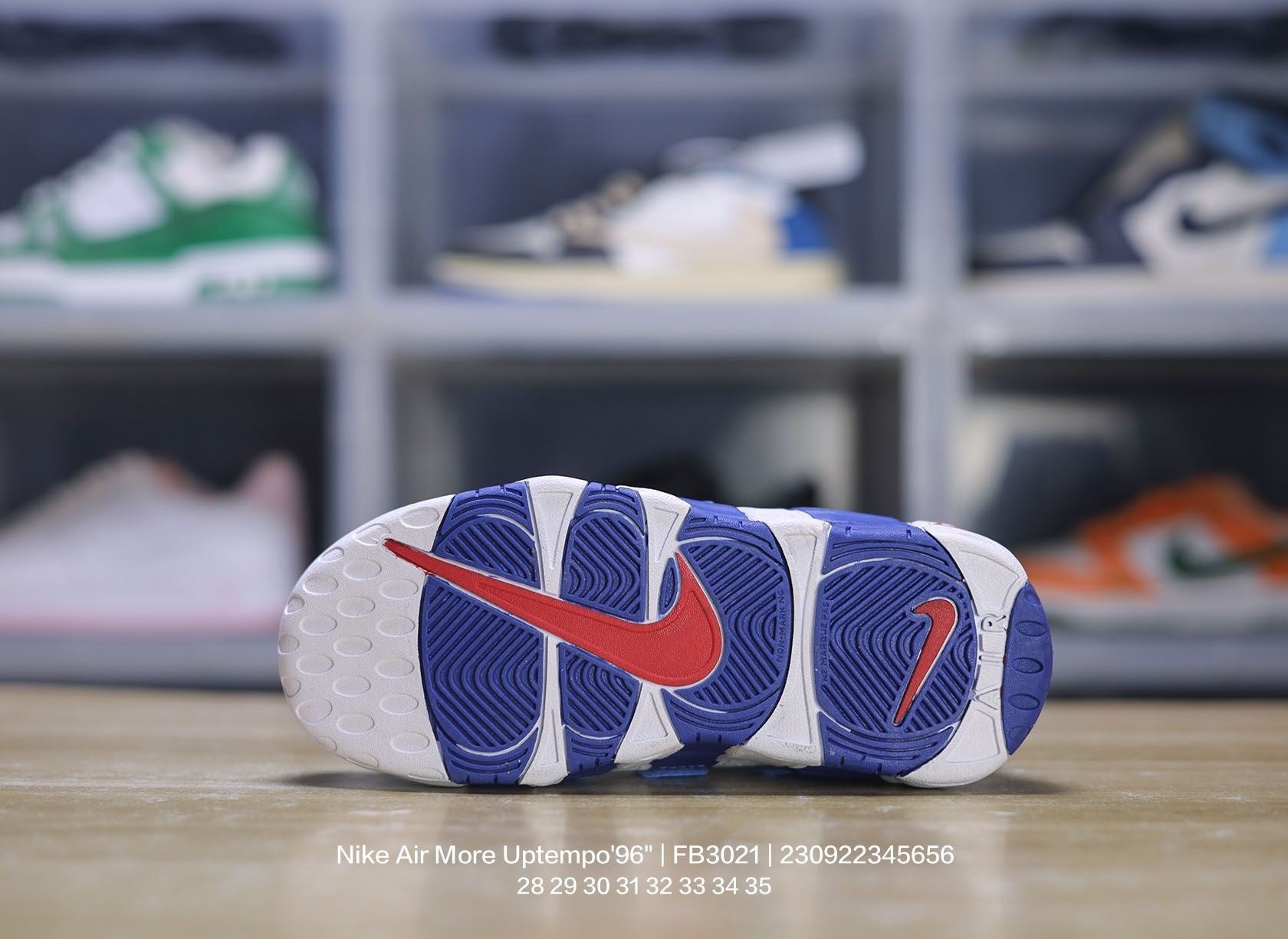 Nike Pippen Air Cushion" white, blue"