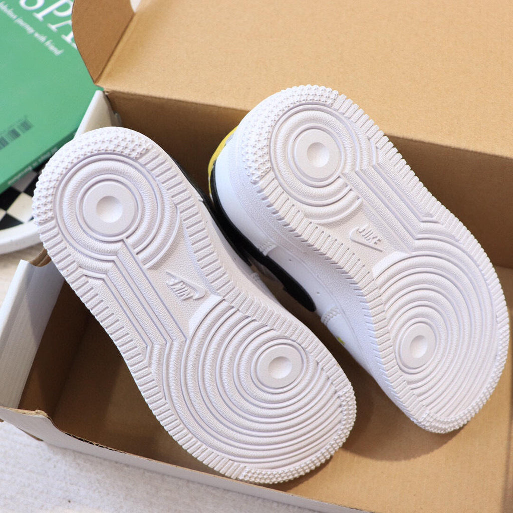 Air Force low-top lace-up sneakers" white"