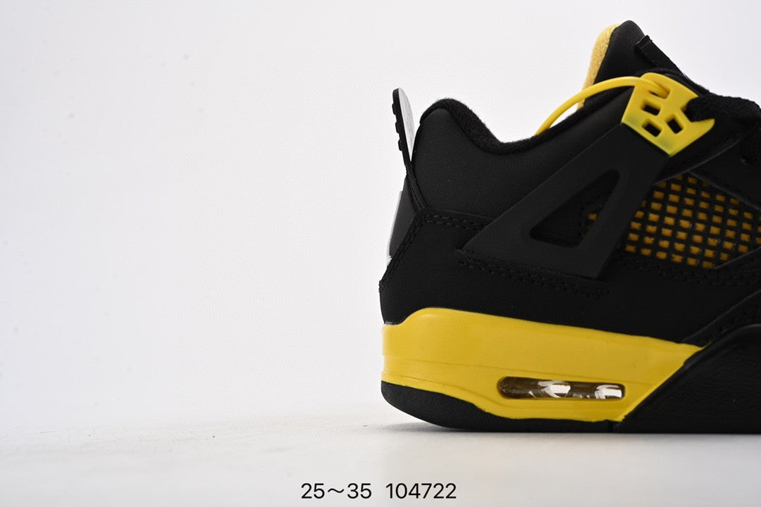 Joe 4 air cushion high quality children's shoes " black, yellow"