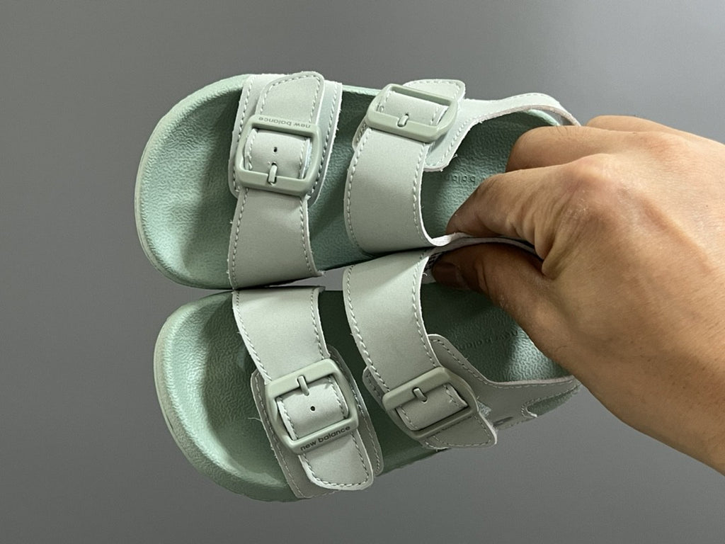 G version of Birkenstock Velcro sandals for children" aqua"