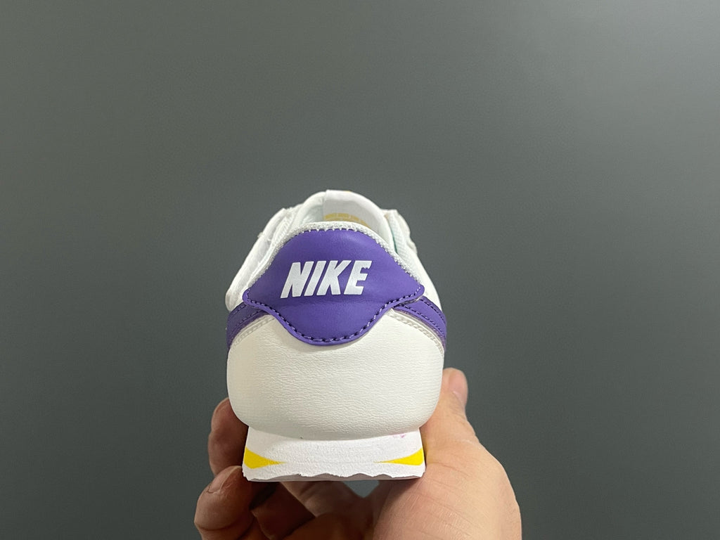 Nike Forrest Gump Classic Velcro Kids Shoes" white, blue"