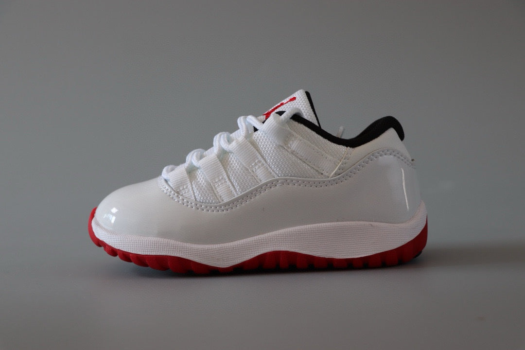 Joe 11 low-top children's shoes" white, red"