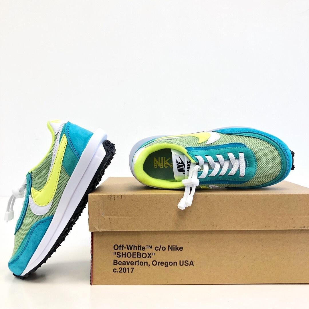 Nike Waffle Casual Jogging Shoes Deconstructed Double Hook