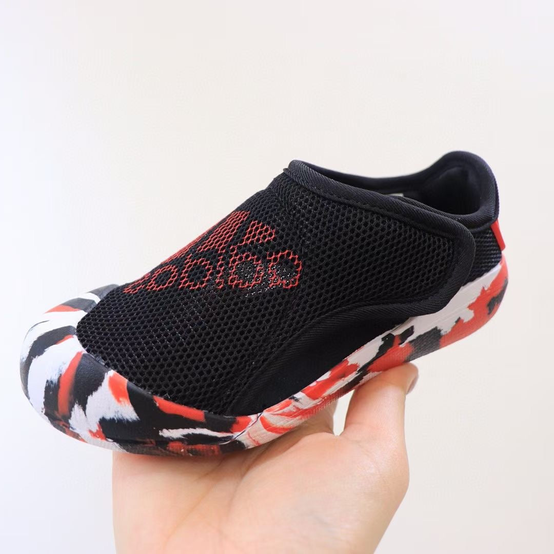 Adidas 3.0 Baotou mesh sandals "black, orange"