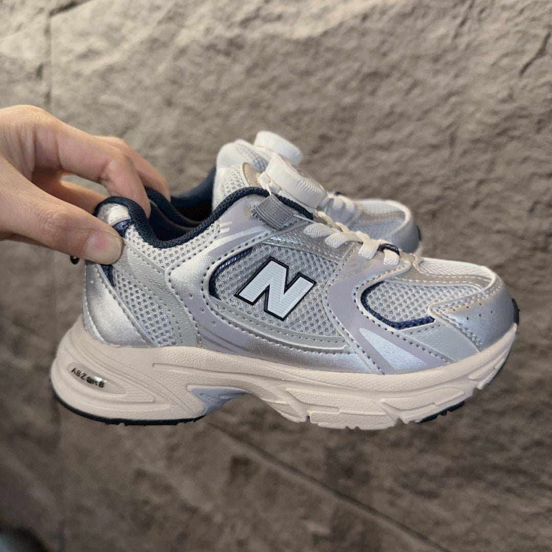 NB530 rotating button children's " silver"