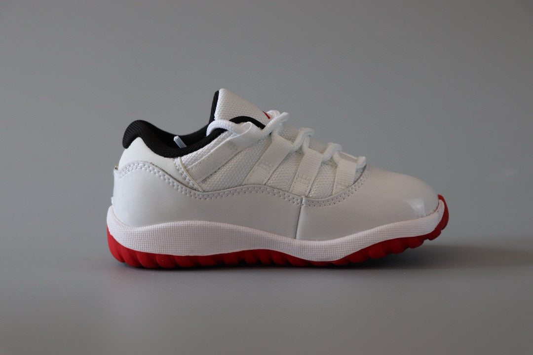 Joe 11 low-top children's shoes" white, red"