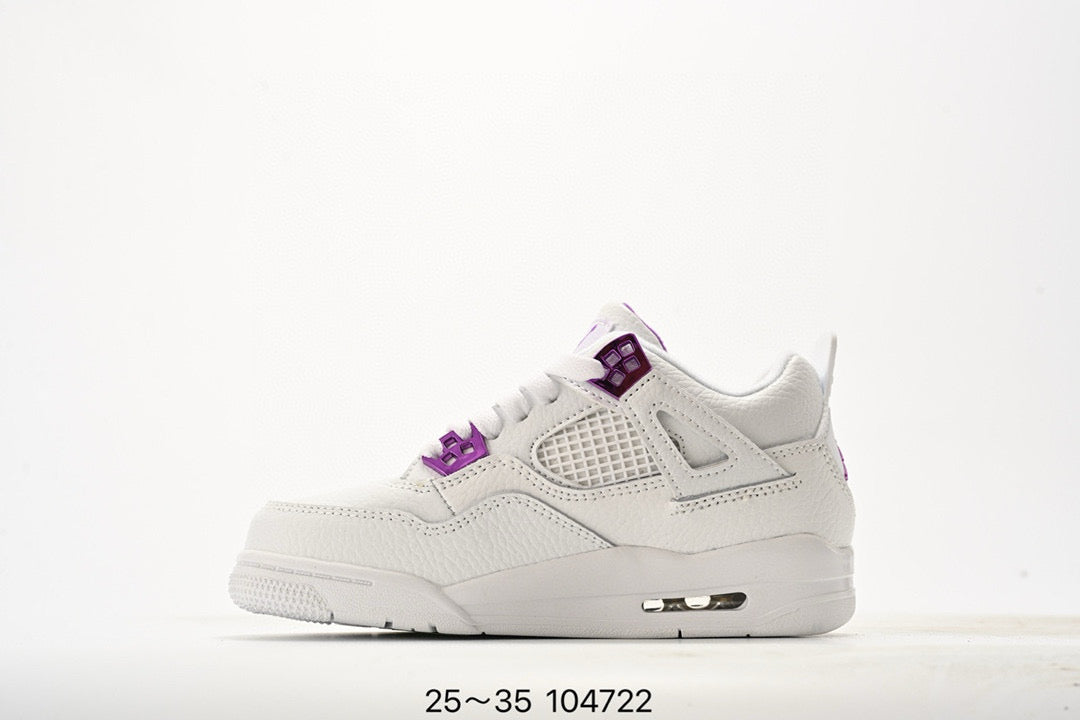 Joe 4 air cushion high quality children's shoes " white, purple"