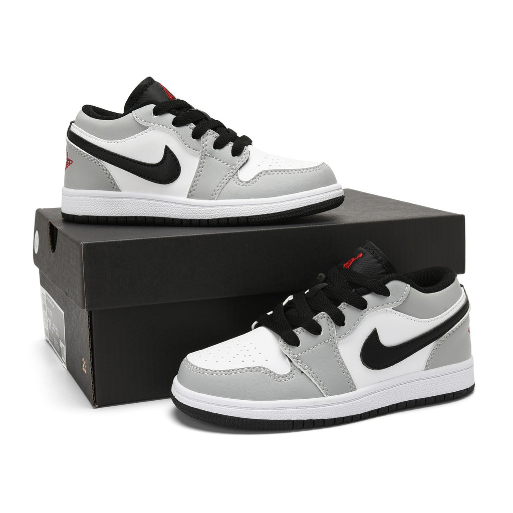 Qiaoyi low-top shoelaces" white, gray"