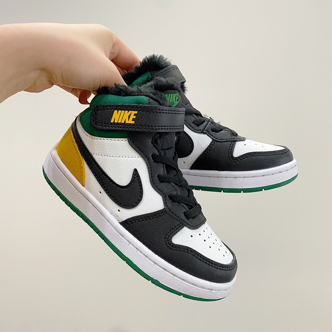 NIKE COURT Borough Mid2 JUN Air Force Workwear" white, black, green"