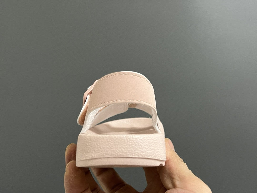 G version of Birkenstock Velcro sandals for children" light pink"