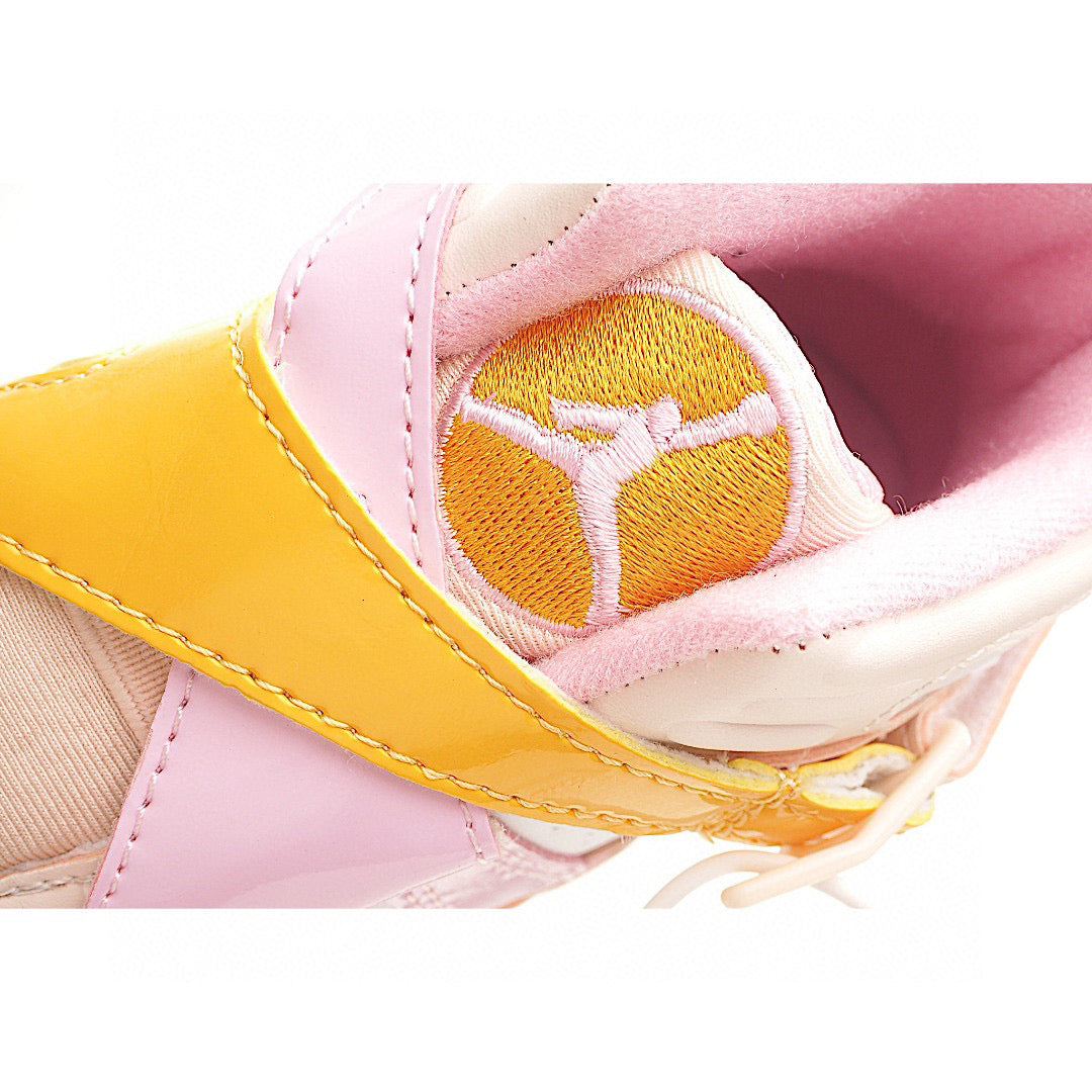 Joe 8 children's shoes sports shoes AJ-8 basketball shoes" white, pink, peach"