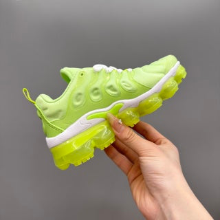 Nike AIR MAX plus full-length air cushion"  lime green."