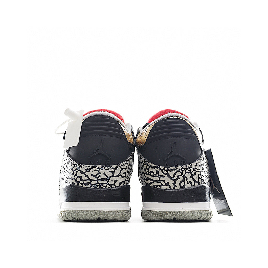 Joe 3 air cushion bottom children's shoes" black, gold"