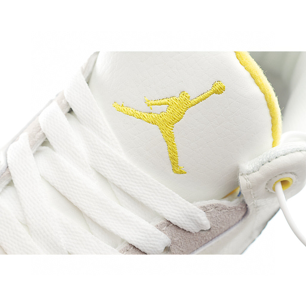 Joe 3 air cushion bottom children's shoes" white, pink, yellow"