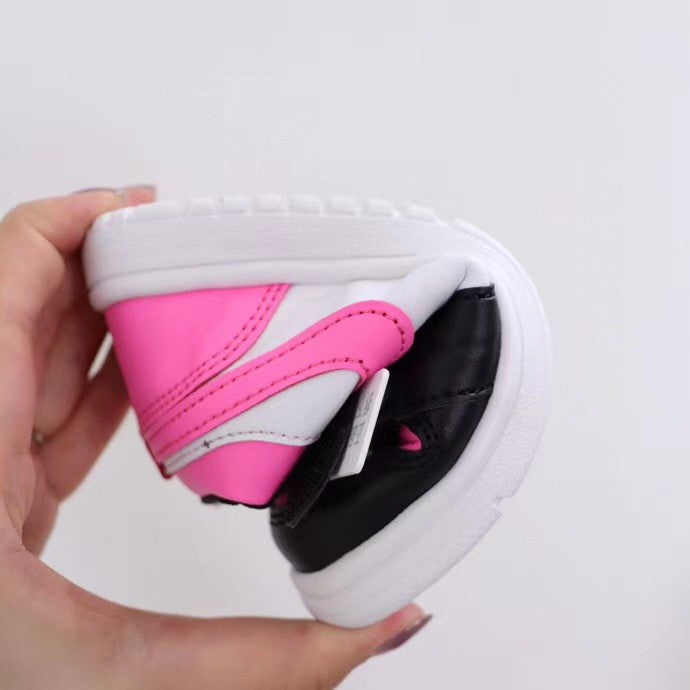 Jordan low top elastic band" white, black, pink"