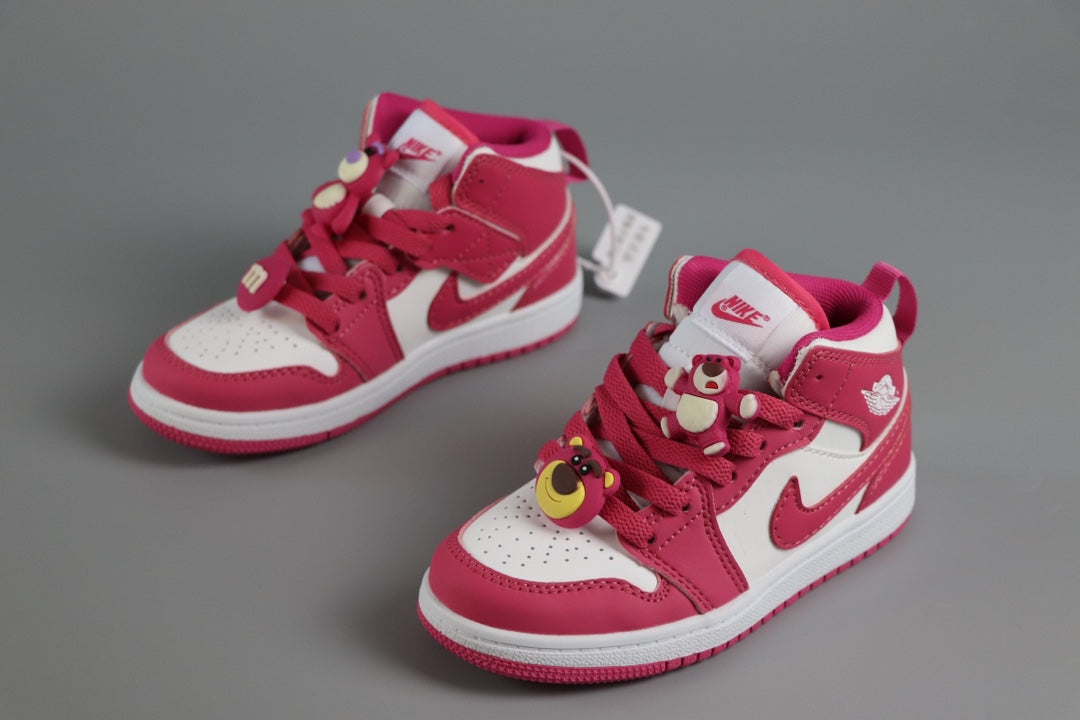 AJ-89 " hot pink, white"