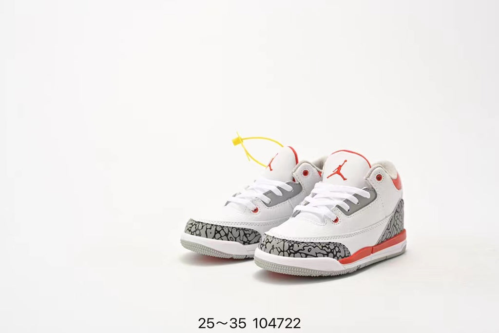 Joe 3" white, red"