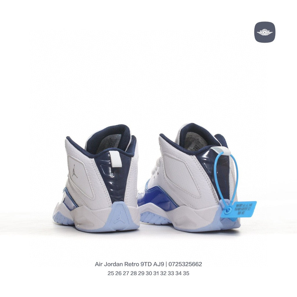 AJ12.5 generation children's retro leisure culture" white, blue"