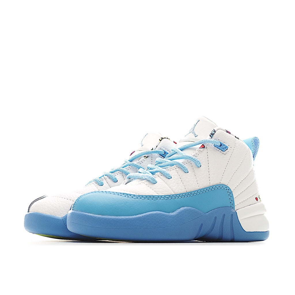Joe 12 high quality children's shoe" white, blue"