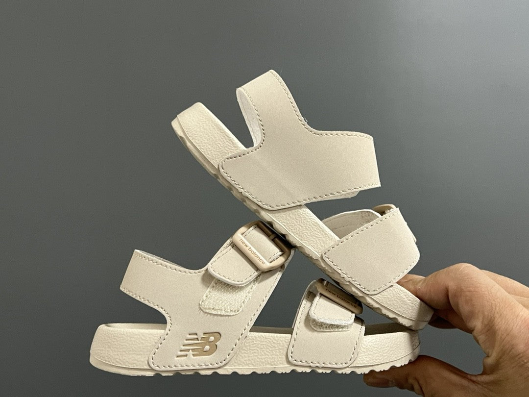 G version of Birkenstock Velcro sandals for children" light beige"